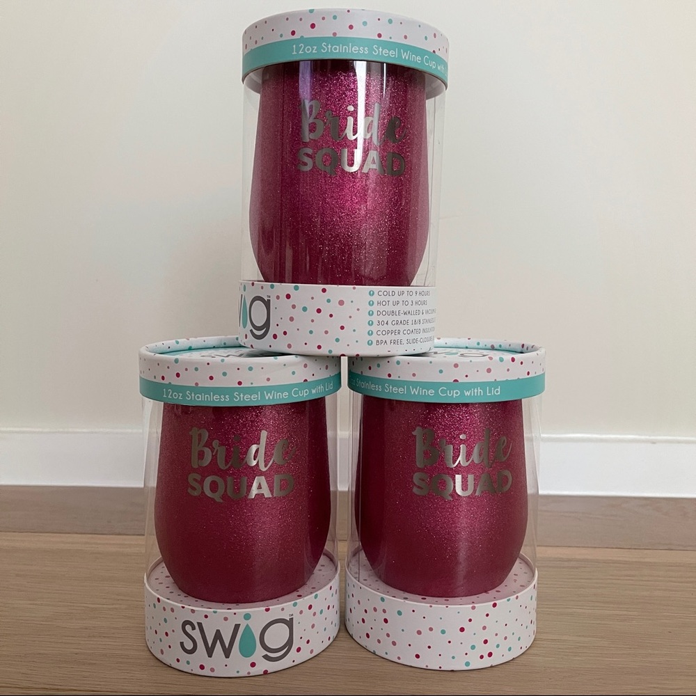 3x12oz Wine Cup with Lid